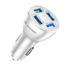 Autolaadija Wozinsky WCCAW, 4 x USB-A, 50 W, valge