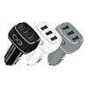 Autolaadija Orno EXC, 3 x USB, 33 W, mix värv
