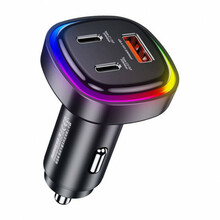 Autolaadija Remax RCC330, 2 x USB-C, 66 W, must