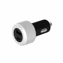 Autolaadija Just Mobile Highway Turbo, PD/QC, luksus