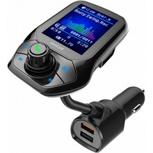 FM-moodulaator Sencor SWM 5858 BT, 2 x USB, must