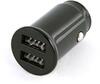 Autolaadija Platinet 2 x USB, 2.1 A, must (44992)