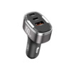 Autolaadija XO CC61, 1 x USB, 1 x USB-C, 1 x Lightning, PD/QC 3.0, 100 W, hall