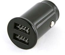 Autolaadija Platinet 2 x USB, 2.1 A, must (44992)