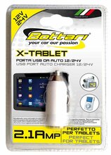 Autolaadija Bottari X-TABLET, USB, 2.1 A, 12/24 V