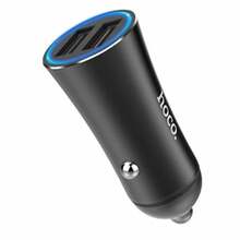 Autolaadija Hoco Z30, 2 x USB, 2.4 A, must