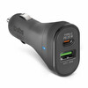 Autolaadija SBS, USB/USB-C, 25 W, must