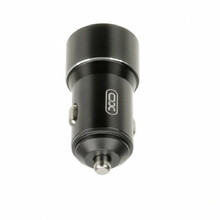 Autolaadija XO CC30, 2 x USB, 2.4 A, must