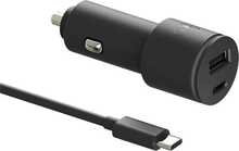 Autolaadija Motorola TurboPower SJV102-EU, USB-A/USB-C, 45 W, must