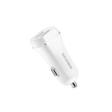 Autolaadija Borofone BZ2, 2 x USB, 2.4 A, valge