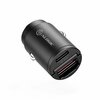 Autolaadija ALOGIC Rapid Power, 1 x USB-C, 1 x USB-A, 30 W, must