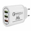 Laadija Maclean Energy MCE479W, 3 x USB, QC 3.0