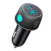 Autolaadija Joyroom CCN01, 1 x USB QC3.0, 1 x USB-C PD, 60 W, must