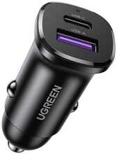 Autolaadija Ugreen EC305, USB-C/USB-A, 30 W, must
