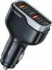 Autolaadija Veger CC53-2A2C, 2 x USB A, 2 x Type C, PD, QC 3A, 66 W, must