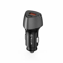 Autolaadija Tellur FCC10, USB Type A/USB Type-C, 38 W, must