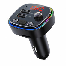 FM-saatja VAKOSS TC-B439K, RGB/FM/BT/USB, must