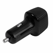 Autolaadija Deltaco USBC-CAR123, 1 x USB-A, 18 W, 1 x USB-C, 45 W, must