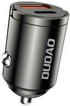 Autolaadija Dudao R3MAX, 1 x USB-C, 1 x USB, 48 W, must