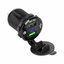 Autolaadija PeiYing PY-CHR0004, 2 x USB, QC3.0, 12-24 V