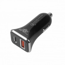 Autolaadija TB USB A+C, Quick Charge