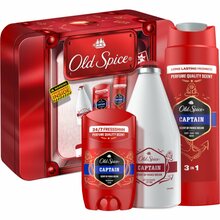 Old Spice Captain kinkekomplekt meestele 50 ml deodorant + 250 ml dušigeel + 100 ml aftershave