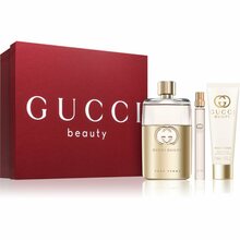Kingitusena komplekt naistele Gucci Guilty Pour Femme EDP 90 ml + EDP 10 ml + kehapiim 50 ml