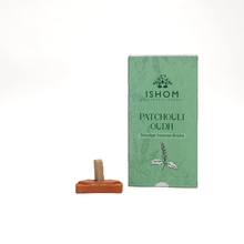 Looduslikud viirukid Patchouli Wood koos savist alusega ANCIENT WISDOM