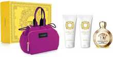 Komplekt naistele Versace Eros Pour Femme EDP 100 ml + kehapiim 100 ml + dušigeel 100 ml + kosmeetikakott