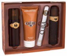 Komplekt meestele Cuba Gold EDT 100 ml + EDT 35 ml + habemeajamisjärgne palsam 100 ml + dušigeel 200 ml