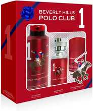 Kinkekomplekt meestele Beverly Hills Polo Club Sport Nr. 1 EDT 50 ml + deodorantsprei 175 ml + rulldeodorant 50 ml