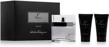 Komplekt meestele Salvatore Ferragamo F By Ferragamo Pour Homme Black EDT 100 ml + dušigeel 75 ml + aftershave palsam 75 ml