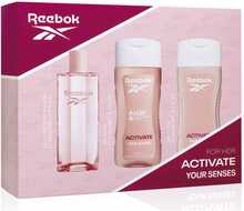 Komplekt naistele Reebok Activate Ella kehapiim 100 ml + dušigeel 250 ml + lisageel 250 ml