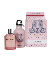 Komplekt naistele Ikks Little Woman EDT 100 ml + roosa klaasist veepudel