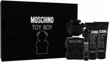 Kingitus meestele Moschino Toy Boy EDP 100 ml + mini EDP 10 ml + aftershave palsam 100 ml + dušigeel 100 ml