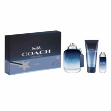 Komplekt meestele Coach Blue EDT 100 ml + EDT 15 ml + Beard & Hair dušigeel 100 ml