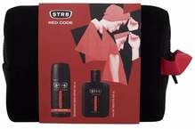 STR8 Red Code kinkekomplekt meestele: tualettvesi 100 ml + deodorant 150 ml + kosmeetikakott