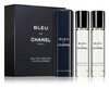 Chanel Bleu de Chanel Pour Homme EDP kinkekomplekt meestele 3 x 20 ml, 2 täitepakki