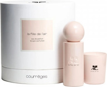 Komplekt naistele Courreges La Fille De Lair EDP 100 ml + lõhnaküünal 190 g