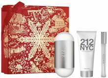 Parfüümikomplekt naistele Carolina Herrera 212 Nyc EDT 100 ml, 3 tk