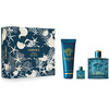 Versace Eros kinkekomplekt meestele: tualettvesi 100 ml + dušigeel 150 ml