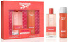 Reebok Move Your Spirit kinkekomplekt naistele: tualettvesi 100 ml + spreideodorant 150 ml