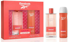 Reebok Move Your Spirit kinkekomplekt naistele: tualettvesi 100 ml + spreideodorant 150 ml