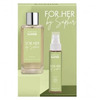 Komplekt naistele Saphir For Her EDP 100 ml + juukseudu 75 ml