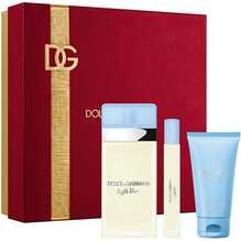 Komplekt naistele Dolce & Gabbana Light Blue EDT 100 ml + kehakreem 50 ml + mini EDT 10 ml