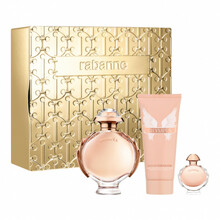 Paco Rabanne Olympea kinkekomplekt naistele (EDP 80 ml + EDP 6 ml + kehapiim 100 ml)