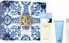 Dolce & Gabbana Light Blue kinkekomplekt naistele (EDT 100 ml + kehakreem 50 ml + mini EDT 10 ml)