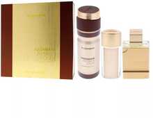 Al Haramain Amber Oud Gold Edition kinkekomplekt: EDP 75 ml + EDP 30 ml + deodorant 200 ml