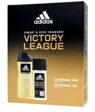 Komplekt meestele Adidas Victory League deodorant 75 ml + dušigeel 250 ml