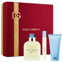Komplekt meestele Dolce & Gabbana Light Blue Pour Homme EDT 125 ml + mini EDT 10 ml + dušigeel 50 ml